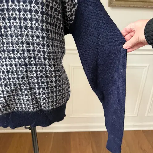 Vintage sp. A Garbo Roma Piazza Di Spagna Sweater 42 L Blue Size L