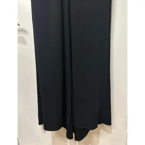 Tadashi Shoji Vanguard Collared Contrast Gown Ivory Black 12 NWT Sophisticated