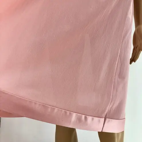 Vanity Fair  MEDIUM USA VINTAGE Semi-Sheer Nylon Sissy Pink Peignoir Night Gown