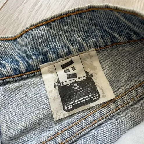 Furst of a Kind Levis White Tab Vintage Distressed Denim Cutoff Shorts (Size 26)
