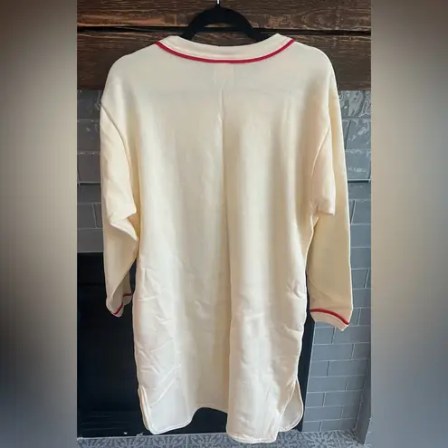 Vintage Avon Style Christmas Nightshirt Size Small Pajamas Excellent Red