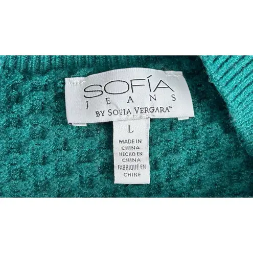 Sofia Vergara | Women’s Cropped Crochet Knit Sweater | Large