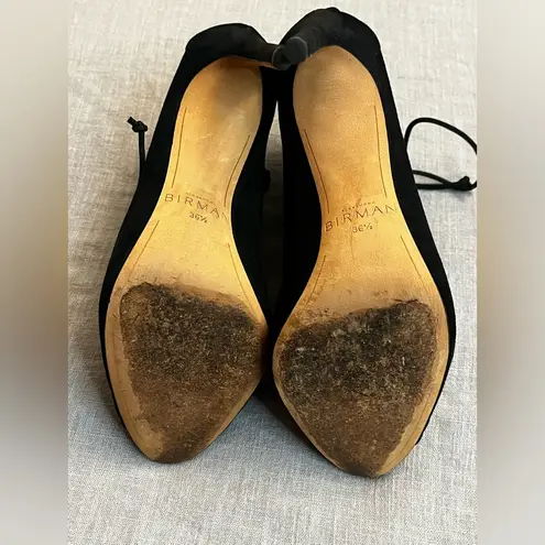 Alexandre Birman Black Suede Caged Sandals