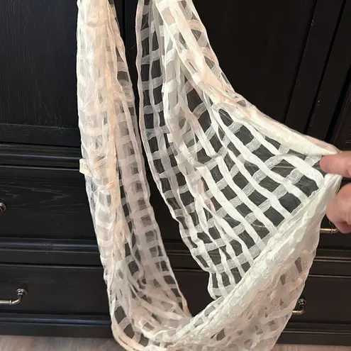 Christopher & Banks white infinity scarf