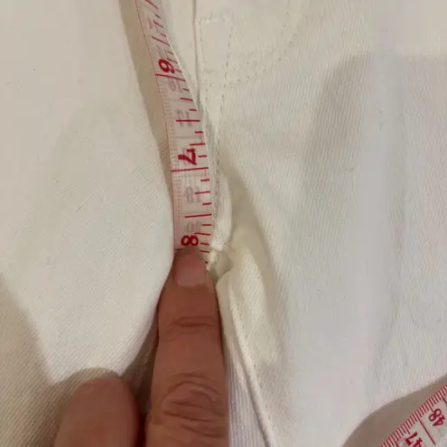 MOTHER The Looker Broken Mirror White Skinny Jeans Women's Size 30