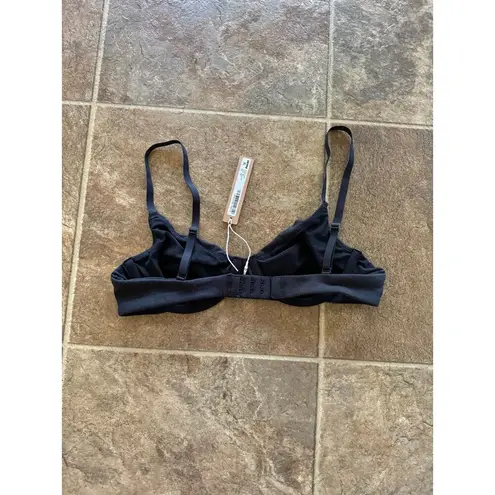 SKIMS Cotton Jersey T-shirt Bra Soot Size 32B