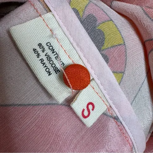 Celia B Orchid Midi Dress In Peach Size S