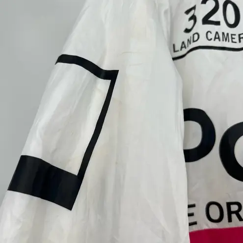 Polaroid Retro 90’s 320 Land Camera  One Step Rainbow Windbreaker Jacket medium