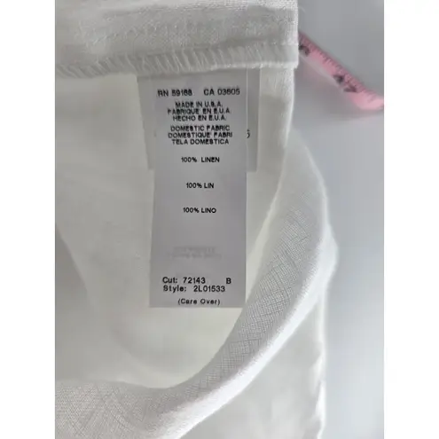 Karen Kane Amalfi Coast White Lace Inset Top Size XS