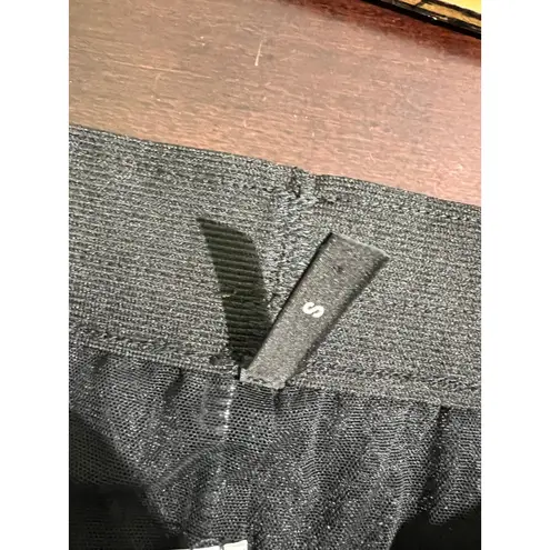 Calzedonia Black Sequin Wide Leg Pants Sparkly Party Occasion Evening Small - Image 4