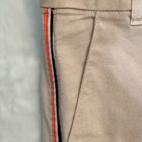 Sundry  Streetwear Stripe Roll Up Trouser  in Pink Size 27