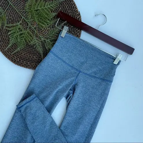 DYI Women’s Leggings Blue Herringbone Full Length Small