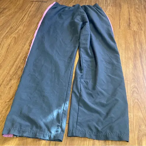 Nike  womens pink & gray track pants large