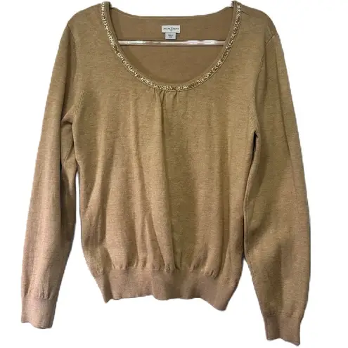 Jaclyn Smith Jaclyn Smith Women’s Embellished Sweater Size Large