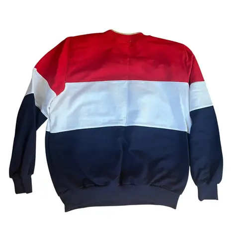 Alfred Dunner Vtg Women's Sweatshirt Nautical Medium Pullover Embroidery Anchor