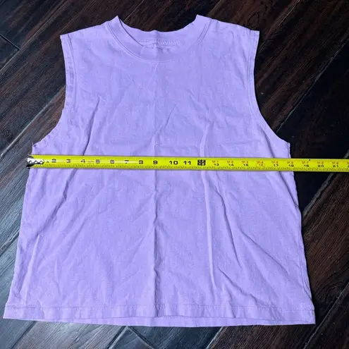 Los Angeles Apparel Crewneck sleeveless shirt cotton basic casual