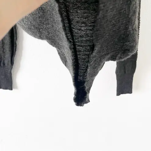 Isabel Marant Mohair Blend Knit Sweater in Dark Gray