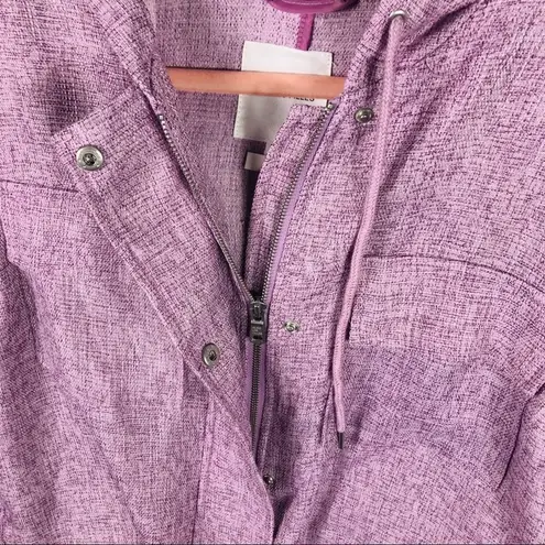 Avec Les Filles Lightweight Jacket Hoodie Purple
