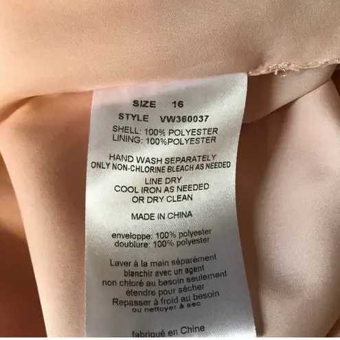 White by Vera Wang Dress Sleeveless Sz 16 Dance Party Prom Cocktail Formal Drape