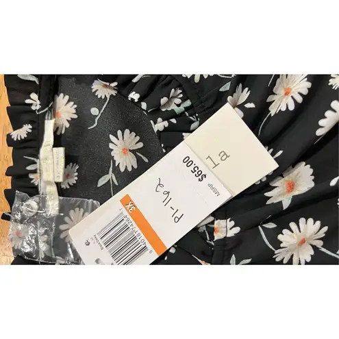 Cooper and Ella  BLACK DAISY FLORAL BLOUSE WOMEN'S SZ 3XL NEW P1-162