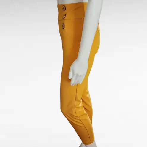 Soho Apparel Mustard Knit Ankle Leggings Size Small