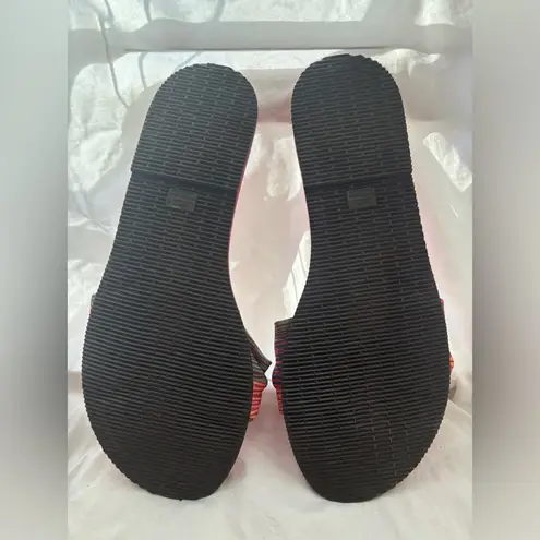 Havaianas You Saint Tropez Pink Stripe Beach Slide Sandals US 11 12 EU 43 44