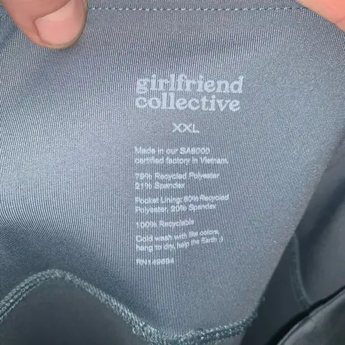 Girlfriend Collective smoky blue XXL high waist Athleisure leggings