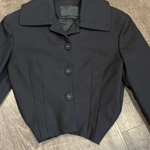 Proenza Schouler runway single created crop jacket black