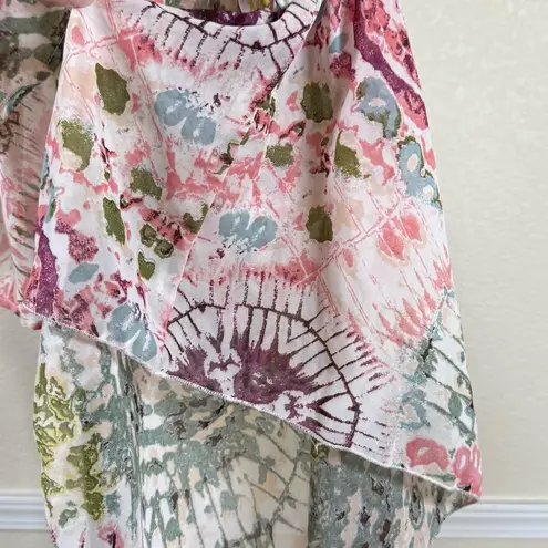 Live 4 Truth Festival Romantic Boho Crop Top Off Shoulder Ruffle Lightweight Medium Western