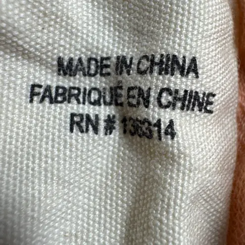 QUAGGA Womens Tie Dye Kimono Cardigan Orange Mint Green White Beach Cover Up Size undefined