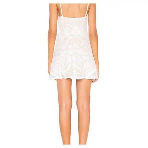 superdown Revolve  Tiff Micro Mini Dress Sparkly Sequins Size XS Nude Ivory thumbnail 2