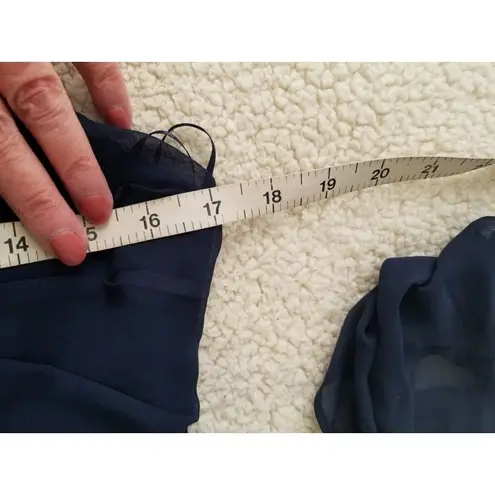 Birdy Grey Navy Blue GRACE Multi-Style Chiffon Gown Wedding Prom Formal Size M