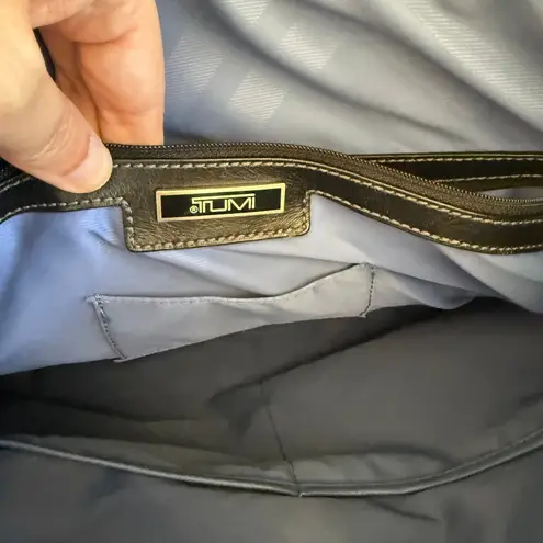 Tumi Black Patterned Expandable Garment Bag Carry On Travel Business