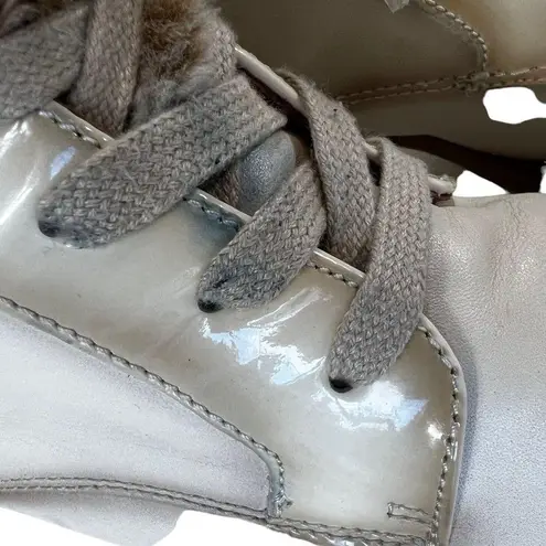 Hispanitas Janeth Cream CapToe Victorian Ankle Boots Size 6