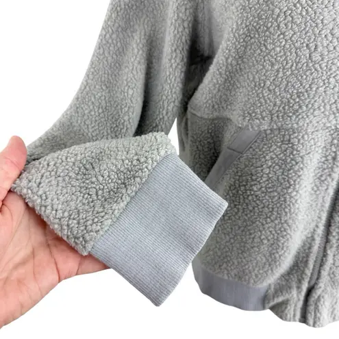 Patagonia  Shearling Hoodie Full Zip Grey Sz S