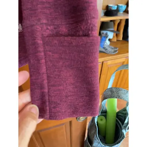 prAna FLEECE ZIP UP HOODED JACKET XS