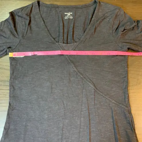 Horny Toad Long Sleeve Dress Small Black Tencel Organic Cotton Blend Minimalist