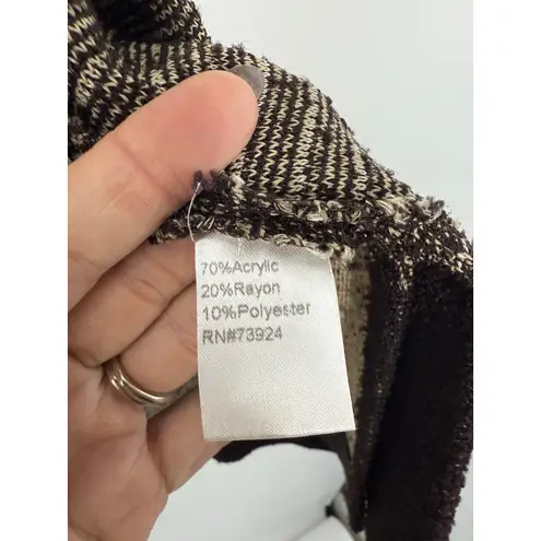 Ming Wang Open Front Knit Jacket – Women’s OX (XL Equivalent) Brown Tan