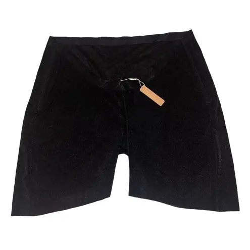 SKIMS NWT Sheer Sculpt Low Back Shorts in Onyx black women’s size 4X