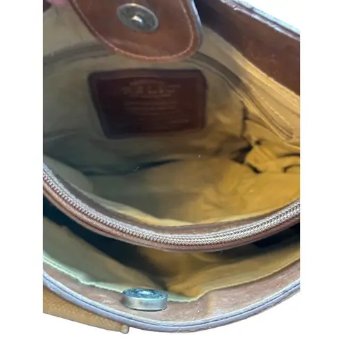 Relic Brand Canvas & Faux Leather Crossbody Bag With Multiple Pockets