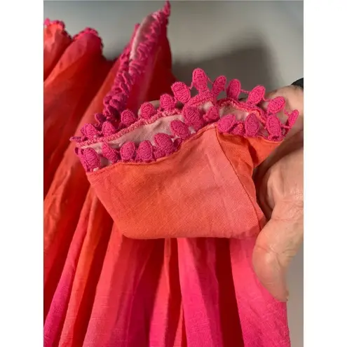 In Bloom By Jonquil Women's Sleeveless Tie Dye Nightgown Pink Orange Size XL