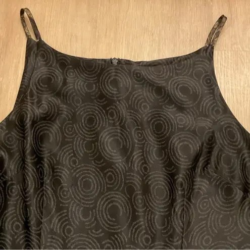 All that jazz Vintage Black Gold Trim Sheath Dress 90s Made in USA Sz 11/12