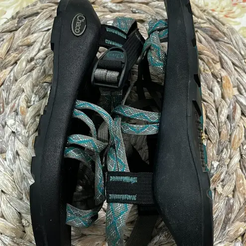 Chacos Chaco Classic Z/2 Sandals Teal Grey White Women's‎ Size 8