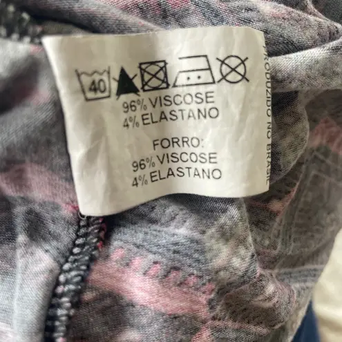 Handbook Petite Maxi Dress P Geometric Print Sleeveless Deep V Back Boho Chic