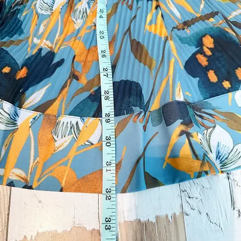 Milly Elle Pleated Floral Mini Dress Size 6