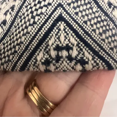 Ever New Melbourne Blue & White Woven Fully Lined Mini Skirt Size US 12