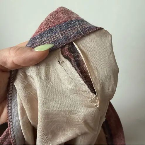 Vintage 70s Striped Skirt L/XL Red Size L