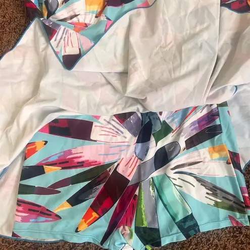 Women's Multicolor Abstract Print One