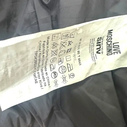 Love moschino Pink Bomber Jacket with Heart Patch Size 4