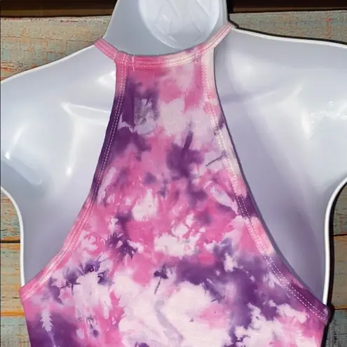 New Rosio Tie Dye One Piece Body Suit Women size Medium Purple